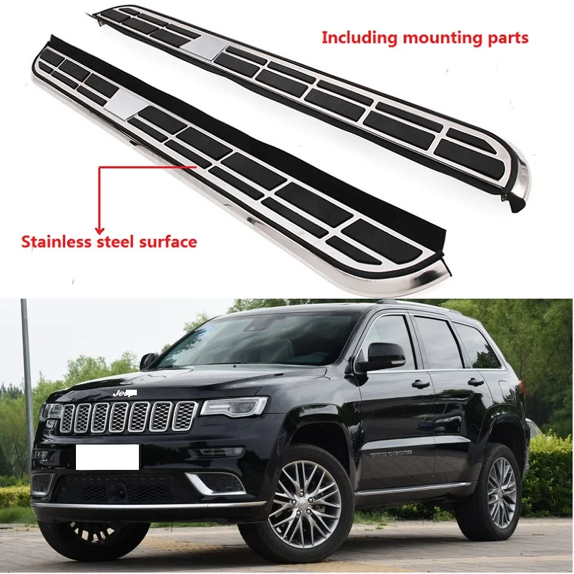 Алюминиевая Новинка для Jeep Grand cherokee 2011 2016 2017 2018 2019 2020 2021 подножка боковая Nerf педаль