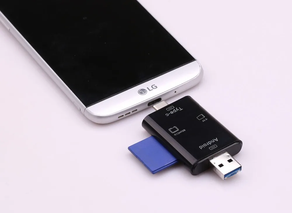 3 в 1 Micro USB Type C 2 0 OTG SD TF кардридер для Samsung Galaxy S7 Edge S8 S9 S10 xiaomi Huawei Android Phone | Компьютеры