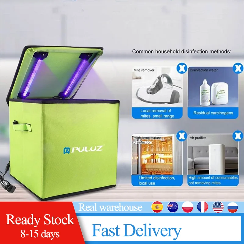 

Uv Light Desinfection Uvc Ultraviolet Cabinet LED PULUZ Esterilizador Glasses Nail Clippers Ultraviolet Box 19pcs Lamp
