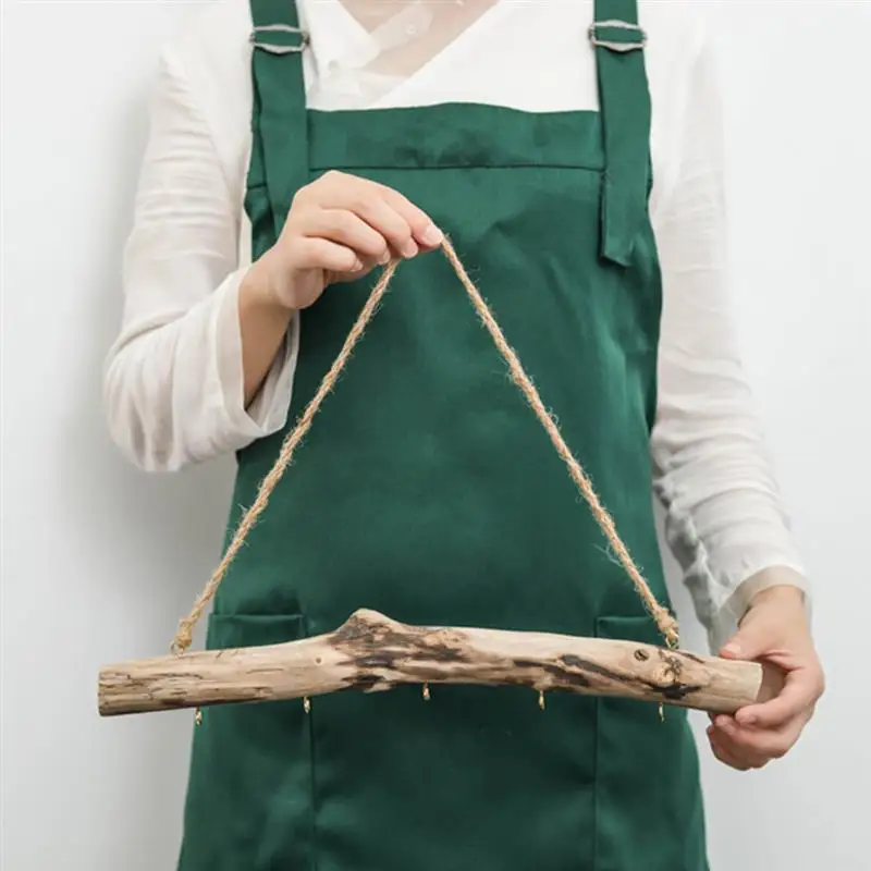 

Wall Hanging Unique Natural Driftwood Branches Jewelry Organizers With 5-Hook Necklace Earrings Display Home Decor Accessories
