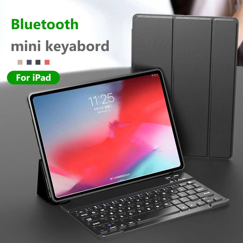 Мини чехол с беспроводной Bluetooth клавиатурой для iPad 2 3 4 Air Air2 Новинка 2017 2018 Pro 9 7 10 5 11
