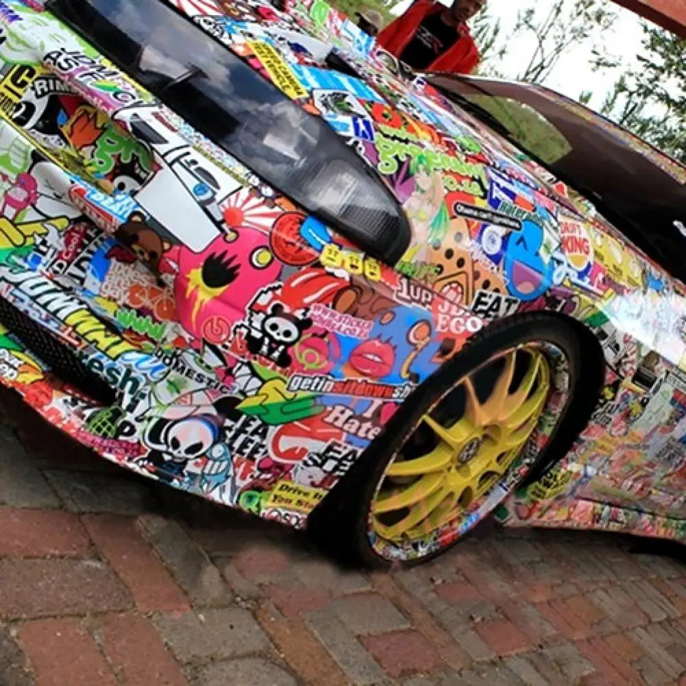 Украшение для автомобиля самоклеящаяся стиле граффити из мультфильма Наклейка