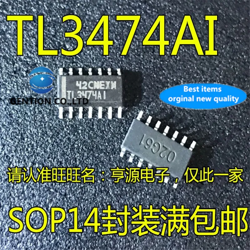 

10Pcs TL3474AIDR TL3474AI SOP14 in stock 100% new and original