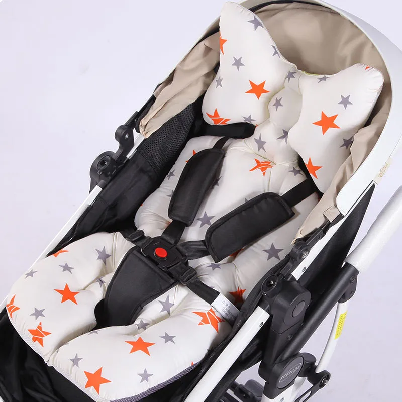 

Four Seasons Baby Stroller Accessories Pushchair Cushion Pram Mattress Thick Waterproof Diaper Pad Baby Stroller Seat Cushion
