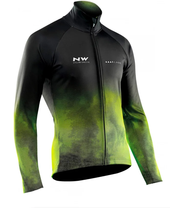 only jersey NW Northwave Pro team, одежда для велоспорта с длинным рукавом, комплект из Джерси для мужчин, для спорта на открытом воздухе, одежда для горного велосипеда, зимний комплект для велоспорта, cicling - Цвет: only jersey