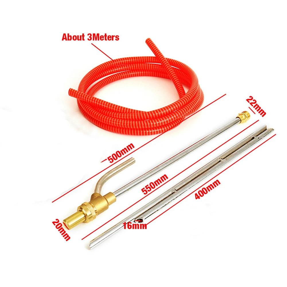 

Nozzle Lance Sand Blasting Kit Car Wash Rust Removing Portable Metal High Pressure Wet With Hose Tool M22