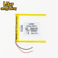 3868100 3 7v 3500mah lithium polymer battery with board for pda vx610w