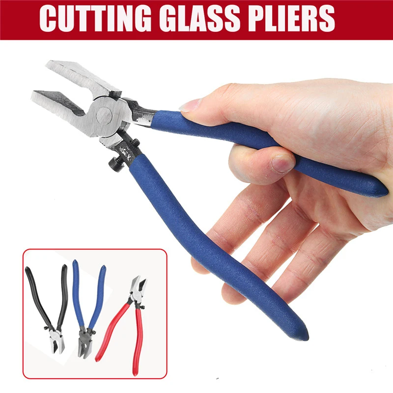 Non-slip Handle Breaking/Cutting Glass Pliers Stained Tools Flat End Trimming Hand Tool | Инструменты