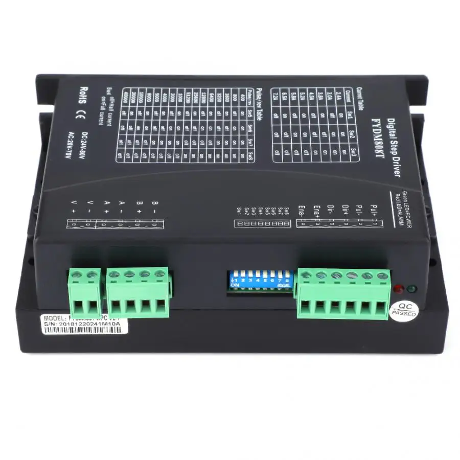 Драйвер шагового двигателя драйвер Nema 17 23 34 42 2 фазы постоянного тока 24-80 В