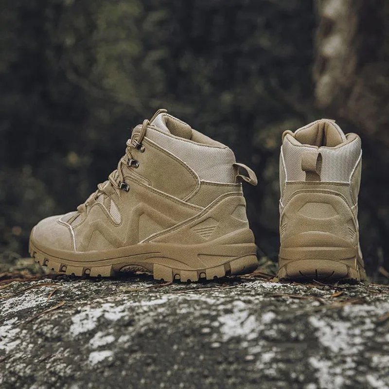 Мужские уличные военные тактические ботинки водонепроницаемые дышащие