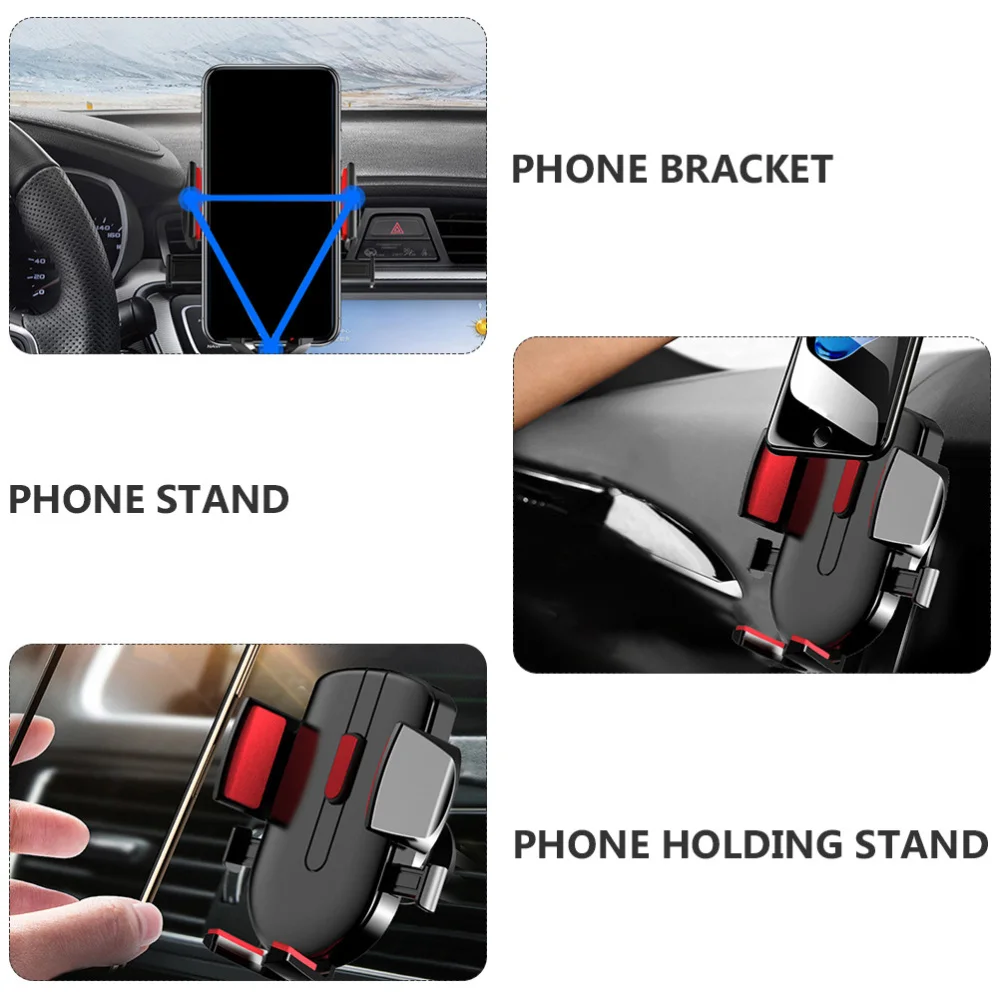 

1Pc Vehicle-mounted Phone Bracket Telescopic Mobile Phone Holder Auto Phone Rack
