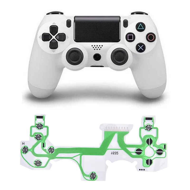 

1 Pc Conductive Film Controller Keyboard Flex Cable JDS-055 Slim Circuit Board Replacement Buttons For PS4 Piece