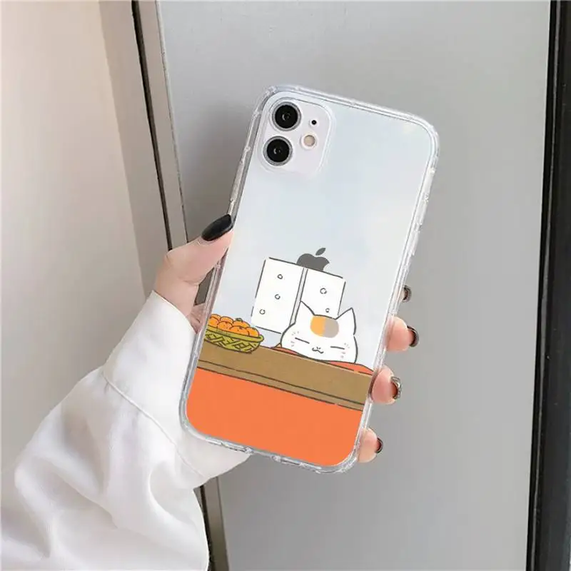 

Natsume's Book of Friends Phone Case Transparent soft For iphone 5 5s 5c se 6 6s 7 8 11 12 plus mini x xs xr pro max