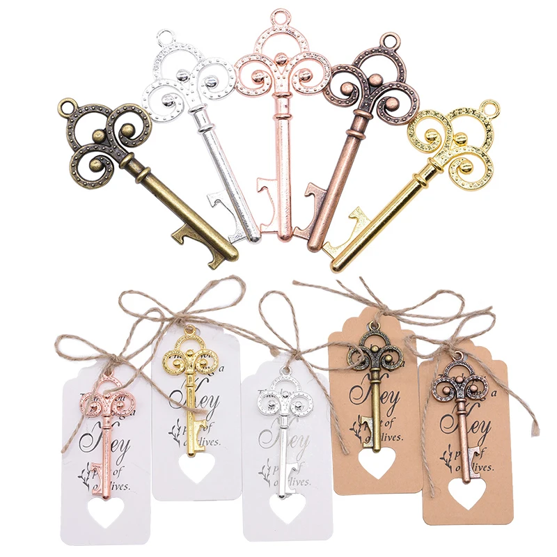 5 шт. металлический ключ открывалка для пивных бутылок брелок ключей в виде