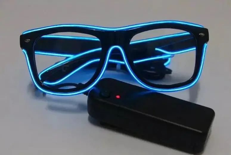 

3 Modes Quick Flashing El Led Glasses Luminous Party Lighting Colorful Glowing Classic Toys for Dj Bright Light Holiday Gift
