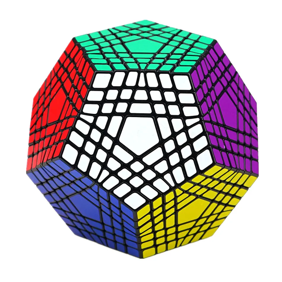 Кубик Рубика ShengShou Teraminx Cube 7x7 Wumofang 7x7x7 Magic Профессиональный 7 слоев додекаэдра Megaminx