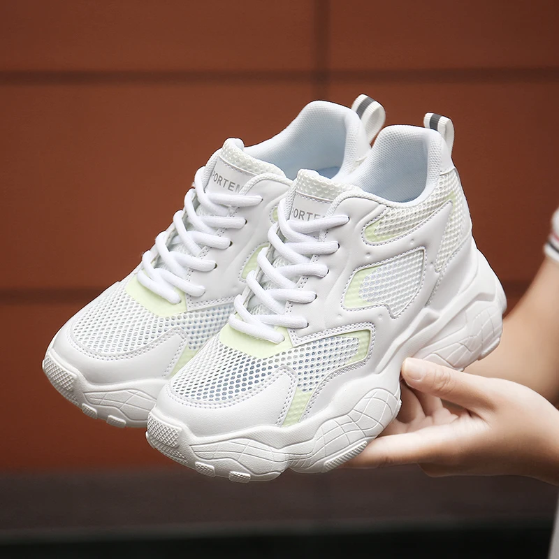 Кроссовки прогулочная обувь Женская легкая спортивная дышащая Светоотражающая