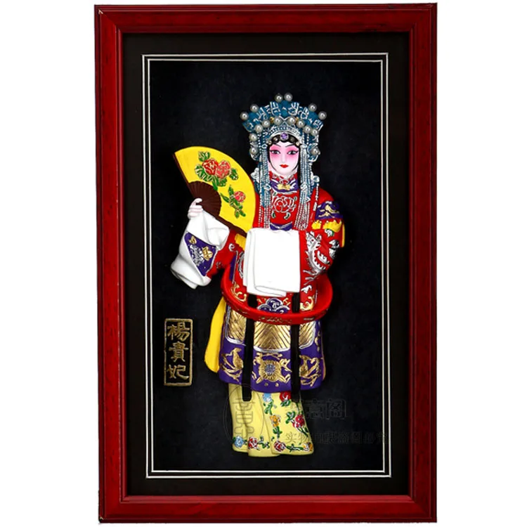 

Декоративное искусство, подарки для девочек, Свадебная фоторамка с изображением пекинской оперы, Четыре красавицы, домашний декор Yang Guifei дл...