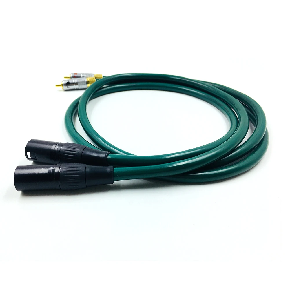 Кабель Hifi 2RCA штекер 2XLR Hi end FA 220 OCC XLR двойной RCA аудиопровод|Кабели VGA| |