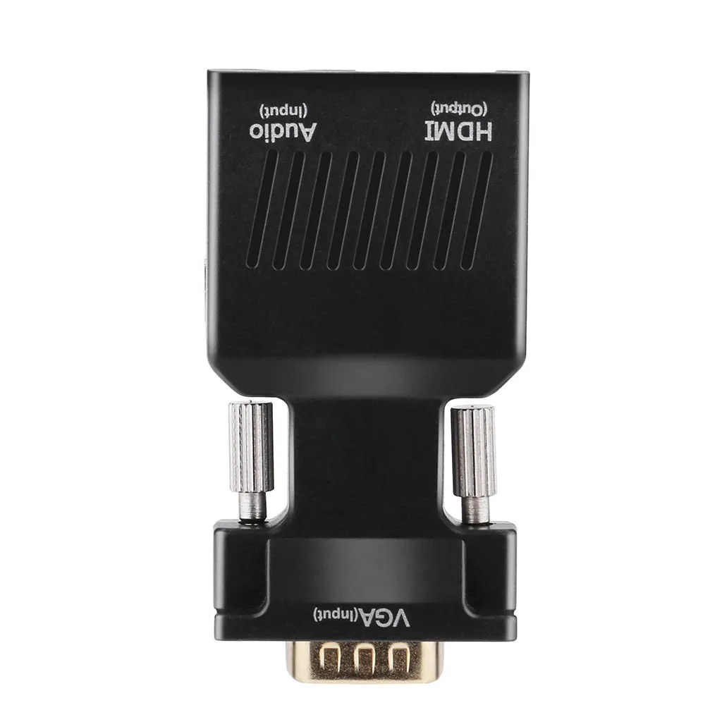 Ouhaobin VGA к HDMI адаптер видео аудио конвертер с USB 3 5 мм кабель кабелем | Электроника