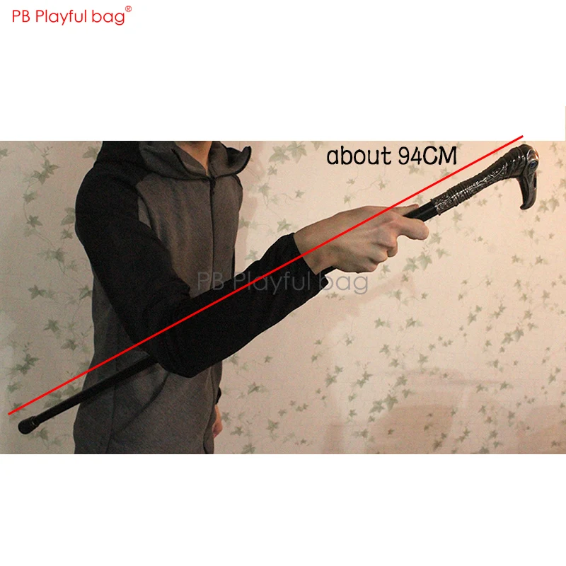 Высококачественная металлическая трость в виде головы убийцы HC97|Игровые фигурки