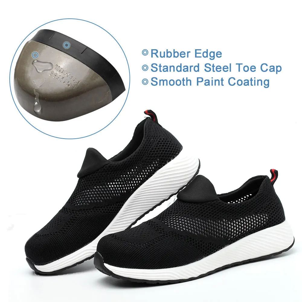 SUADEX Для мужчин рабочая обувь на открытом воздухе Сталь носок Кепки спортивная