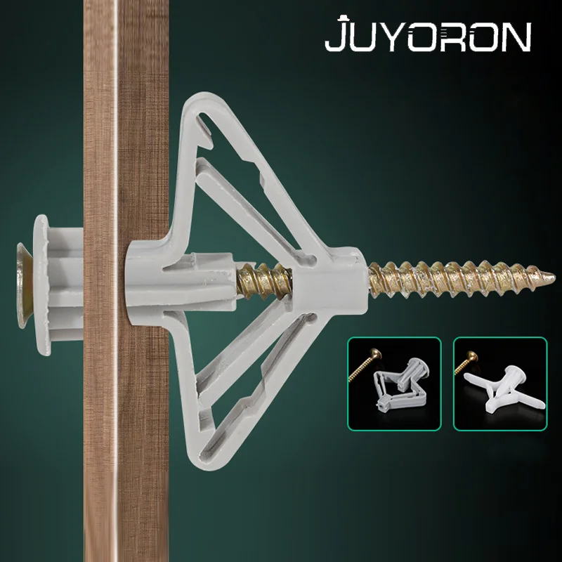 20 шт. самолет Тип расширения гипсокартон Якорный комплект с Винты Самосверлящие