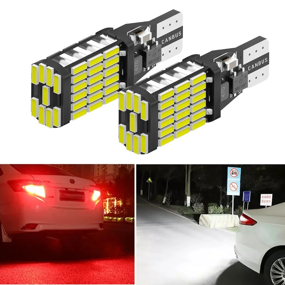 2x Canbus T15 W16W светодиодный лампы Фары заднего хода для BMW 5 серия E60 E61 F10 F11 F07 Mini Cooper 4014