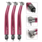 3 шт. Nsk Pana-Max Стиль стоматологический высокой Скорость Кнопка бормашины Стандартный тонкие распыления воды воздушного турбинного 4 отверстия розовый цвет