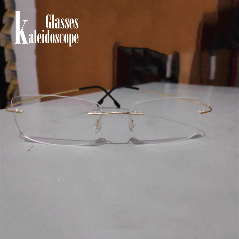 Супер эластичные Оправа очков из титанового сплава ультра светильник