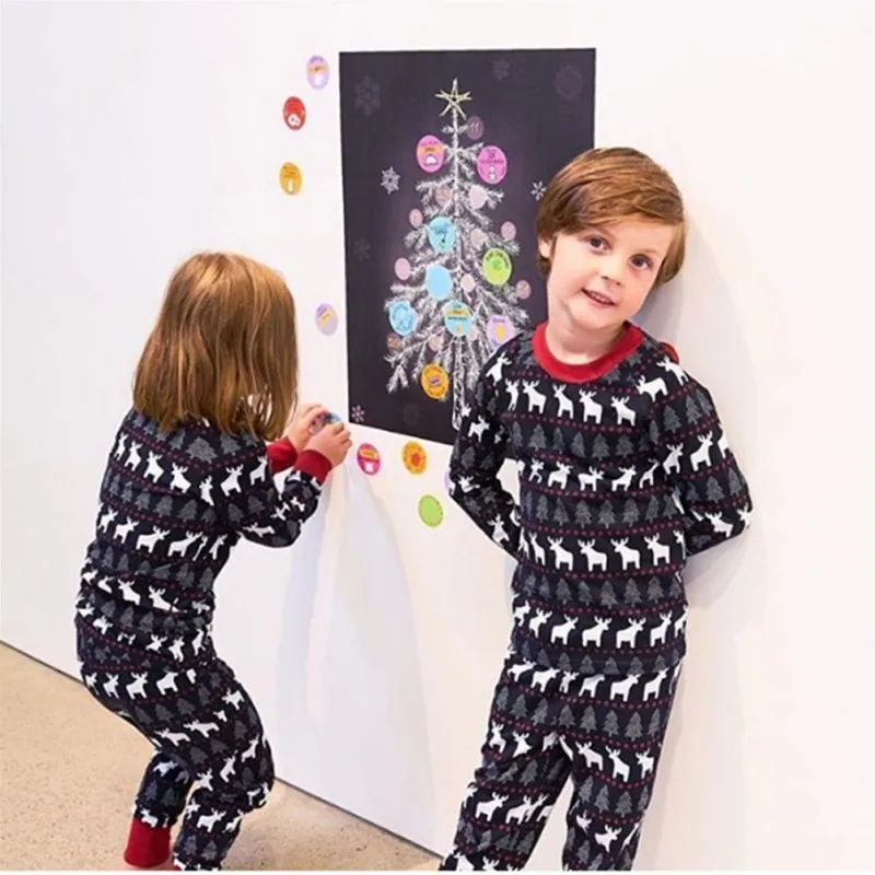 Рождественские пижамы Семейные комплекты Рождественский Семейный комплект для