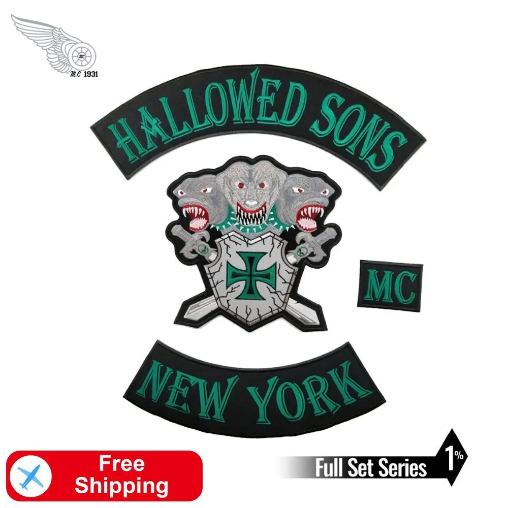 MC торжественный сыновей мотоцикл вышивка аппликация сделай сам патч утюгом на