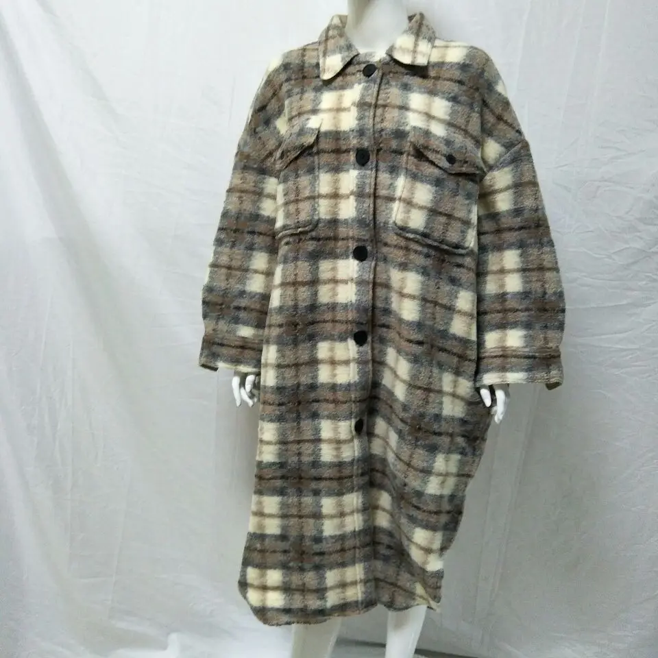 2020 осенние/зимние пальто и куртки большого размера с начесом карманами женский