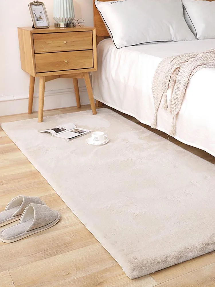 Ковер для спальни мягкие пушистые коврики с имитацией кроличьего меха в