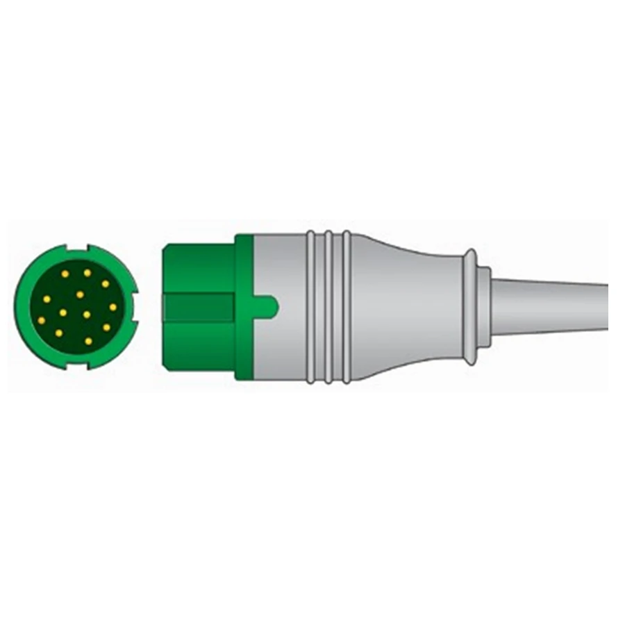 ZPCN коннектор для Mindray 12 штырьков разъем ЭКГ кабеля ECG 5 шт. в упаковке ZPCN-213 |