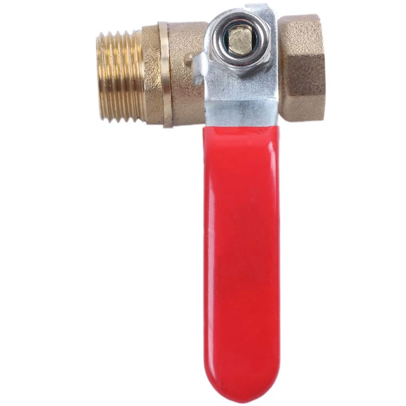 Горячий штыревой к женскому M/F резьба 1/2 дюйма полный порт Латунный Водяной