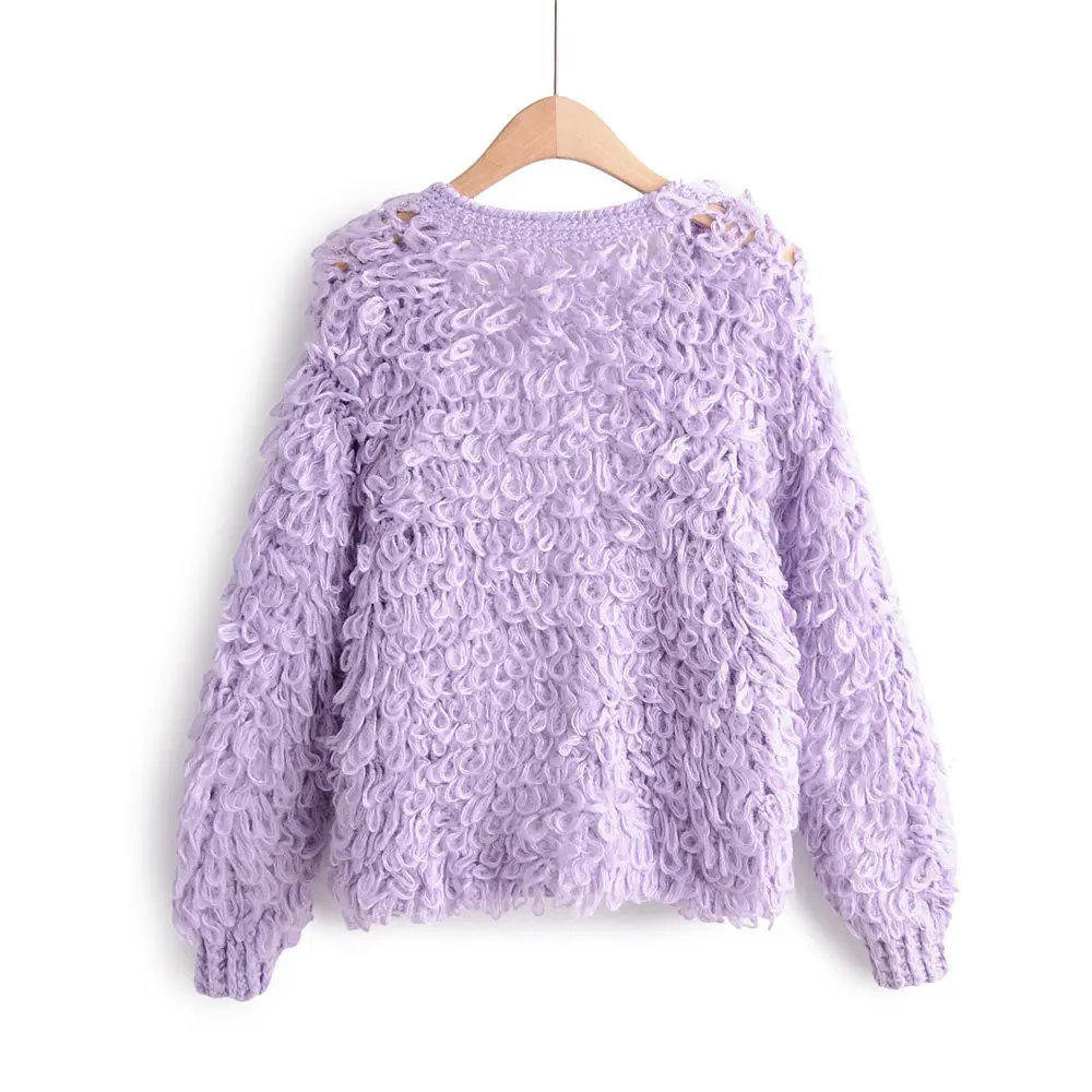 2019 осенние однотонные вязаные кардиганы с кисточками женские винтажные свитера