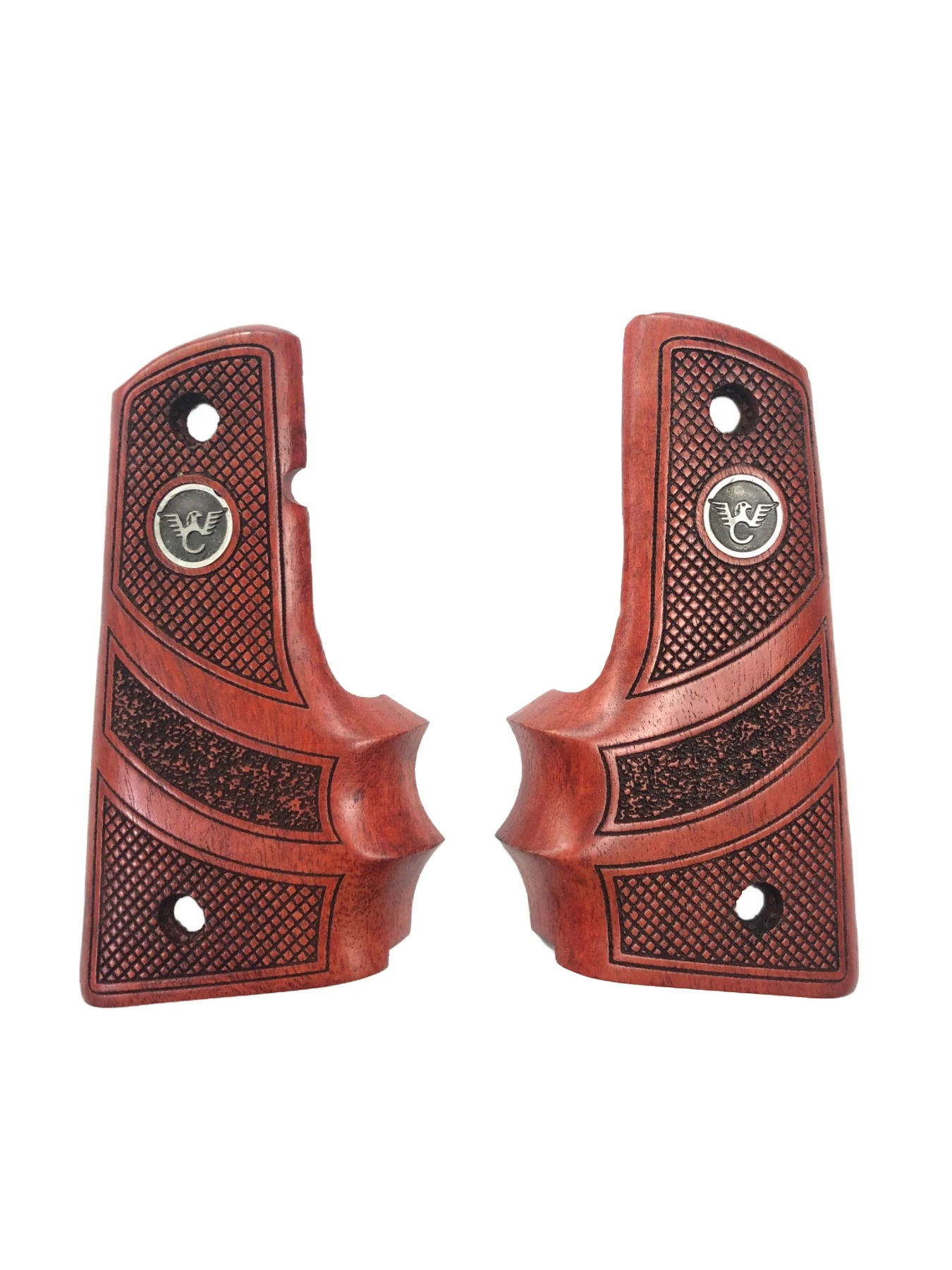 

Модель 1911 года, совместимая с ортопедическими застежками для пальцев Colt, специальная серия, металлическая лазерная резка Феникса, красная деревянная рукоятка, модель 4