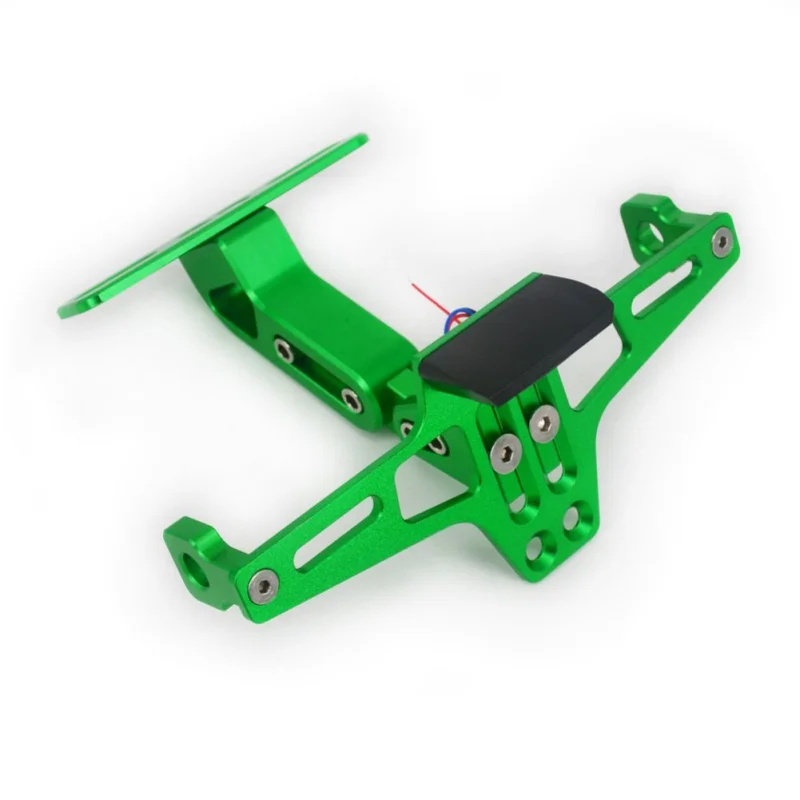 

Universal Motorcycle Rear License Plate Mount Holder and Turn Signal Light Holder