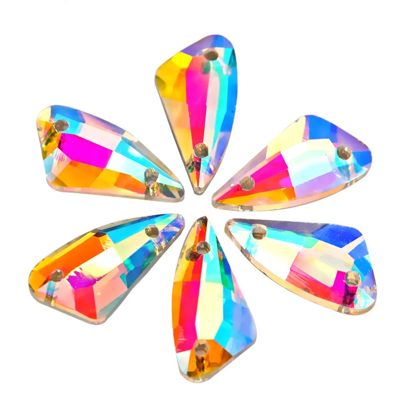 Стразы с перцем стразы плоской задней поверхностью стеклянные для шитья