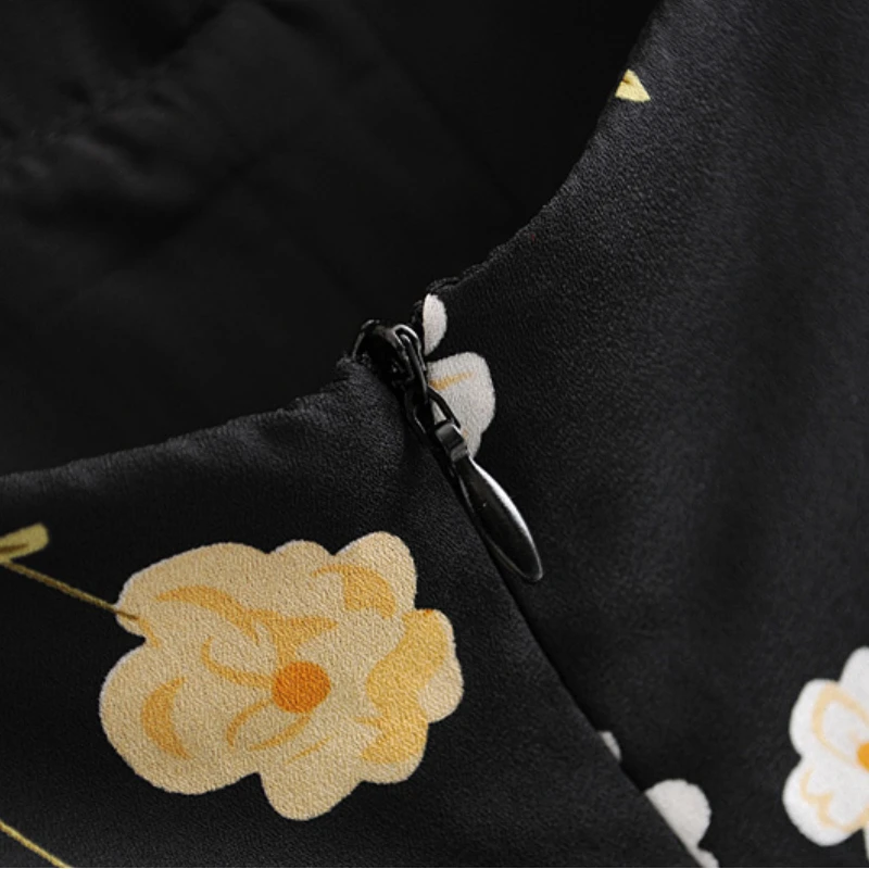 

Vintage Floral Print Chiffon Long Dress Women Backless V Neck Short Sleeve Sexy Side Slits Slim A-Line Summer Vestidos BHN0117