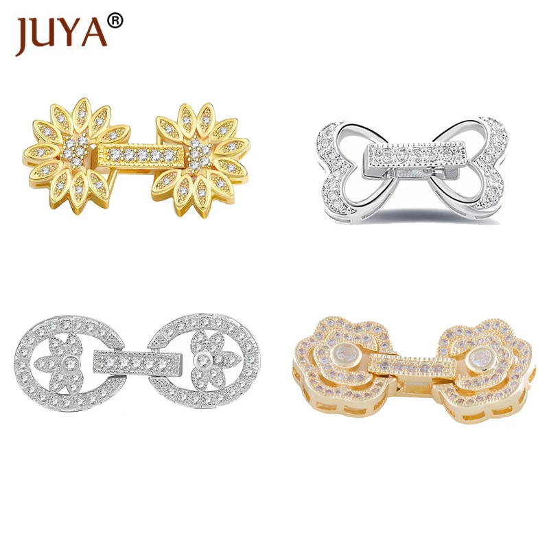 DIY ювелирное ремесло аксессуары роскошные циркониевые стразы 4 типа застежки для