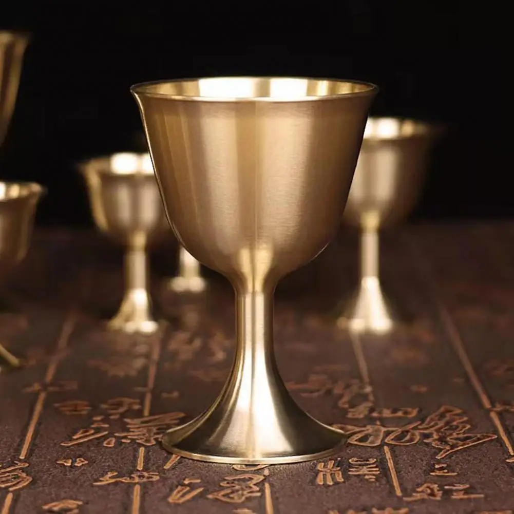 Бокал для вина латунные стаканы питья латунная чашка мелового напитка напитков