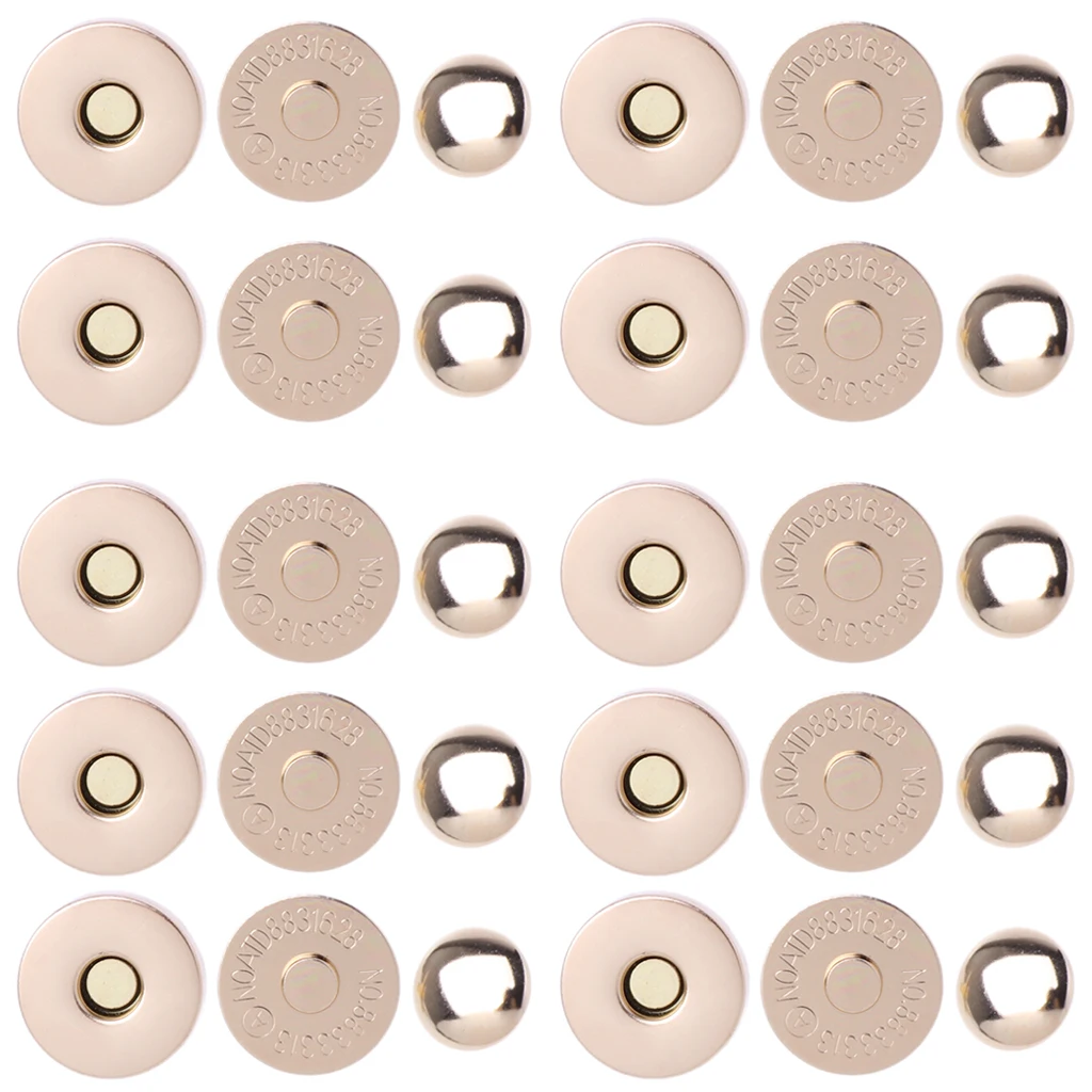 2020 Новый 10 набор магнитных застежек застежки кнопки Сумочка Кошелек ремесло 14/18