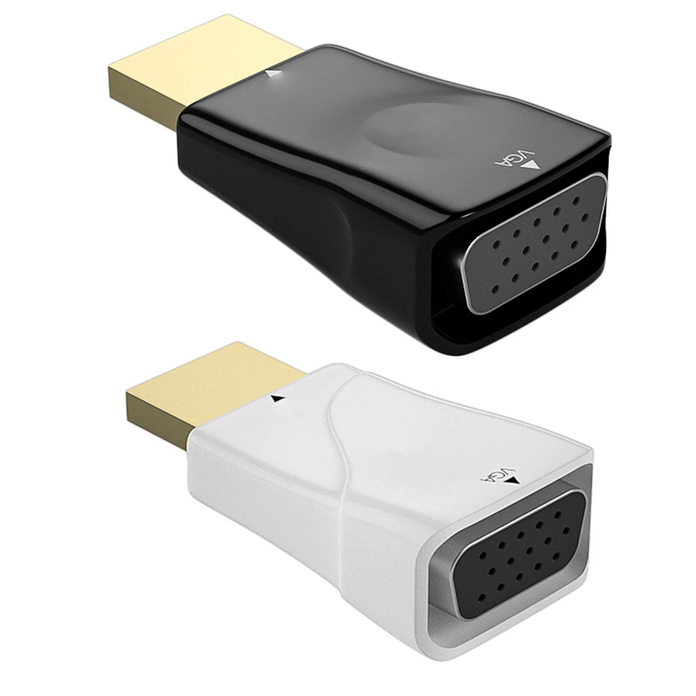 

Адаптер HDMI-совместимый с VGA, HD 1080P, выход VGA, конвертер, коннектор для компьютера, ноутбука, приставки, игровой консоли, аксессуар