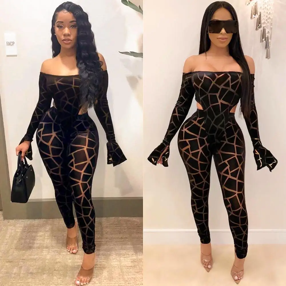 

Sexy Club Birthday Outfits Women's Top Plaid Trouser Suit Rave Festival Clothing