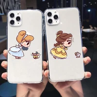 cute funny mini princess phone case for iphone 13 pro max 11 pro max xr x xs max 7 8 6s plus 12 mini soft silicone cover fundas