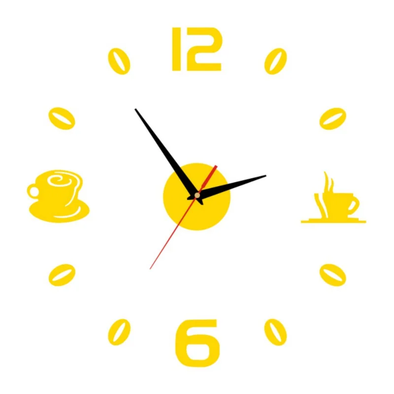 3D зеркальная поверхность настенные часы зеркальные креативные наклейки s DIY