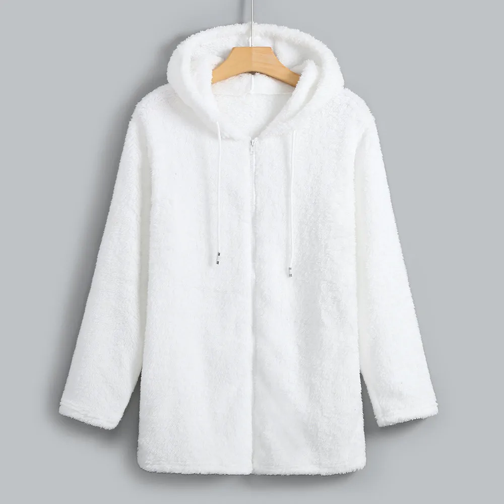 JAYCOSIN пуловер свитер Женская Осенняя куртка с длинными рукавами флисовая молния