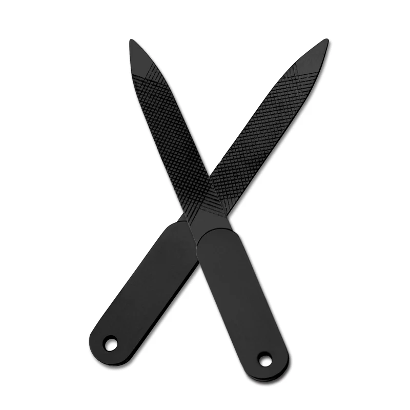 2 шт./лот Профессиональный из нержавеющей стали для ногтей cо шлифовальными